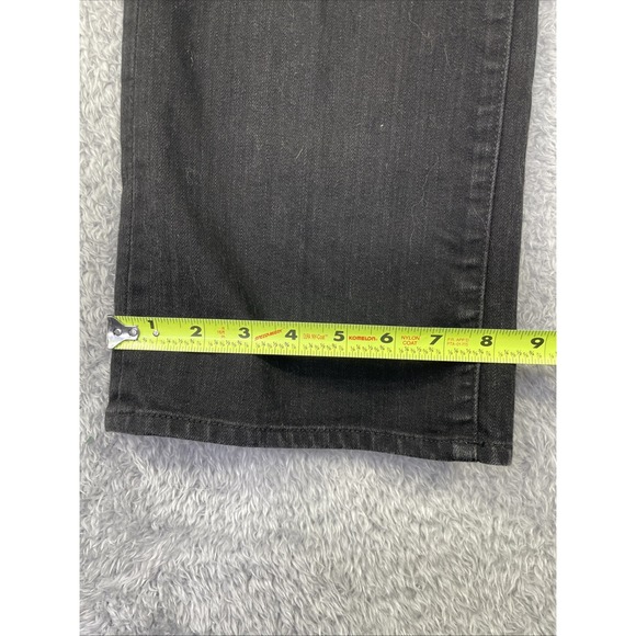 COLDWATER CREEK Womens P12 Natural Fit BootCut Black Jeans Zipper Pockets 33x28 - Picture 8 of 11